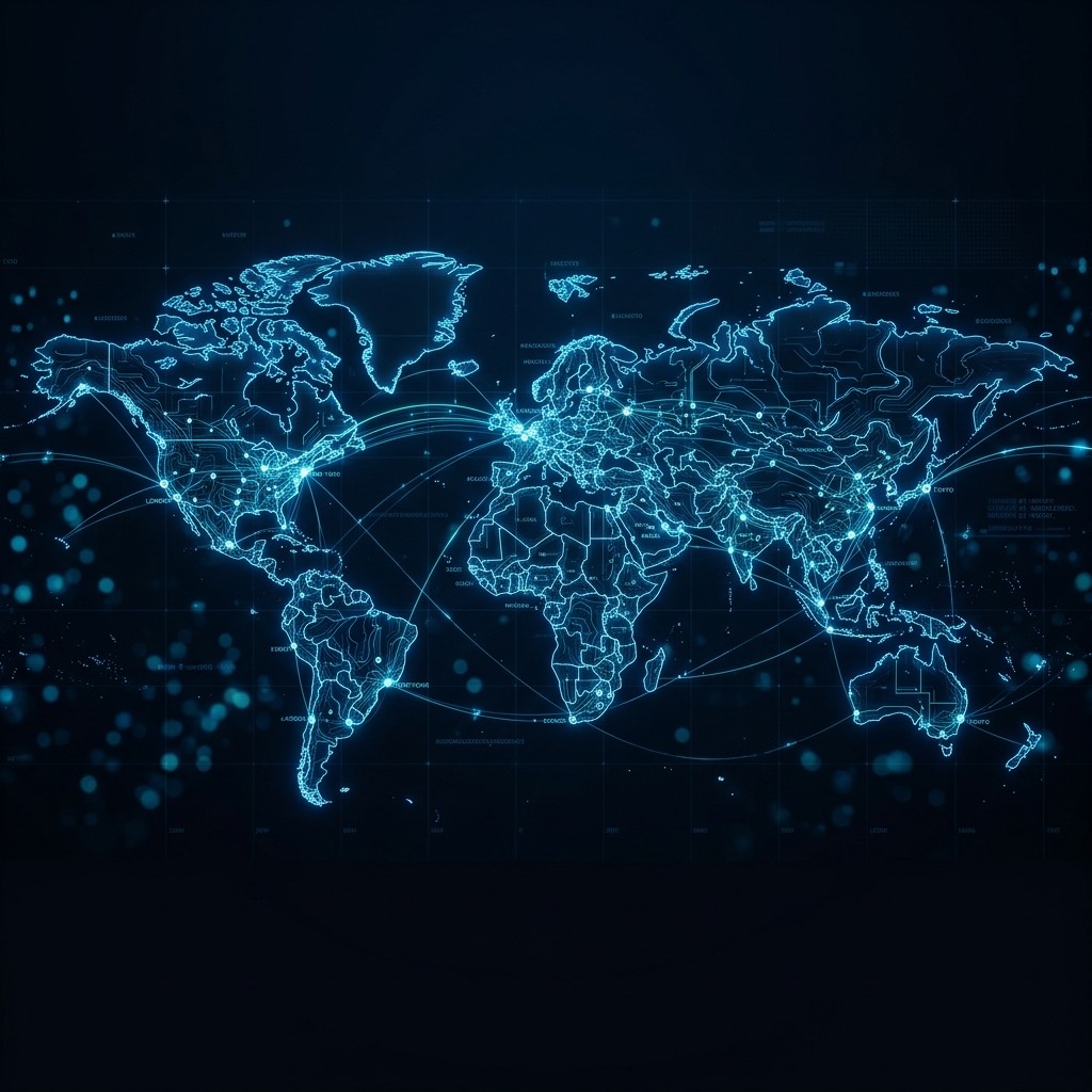 World map illustration