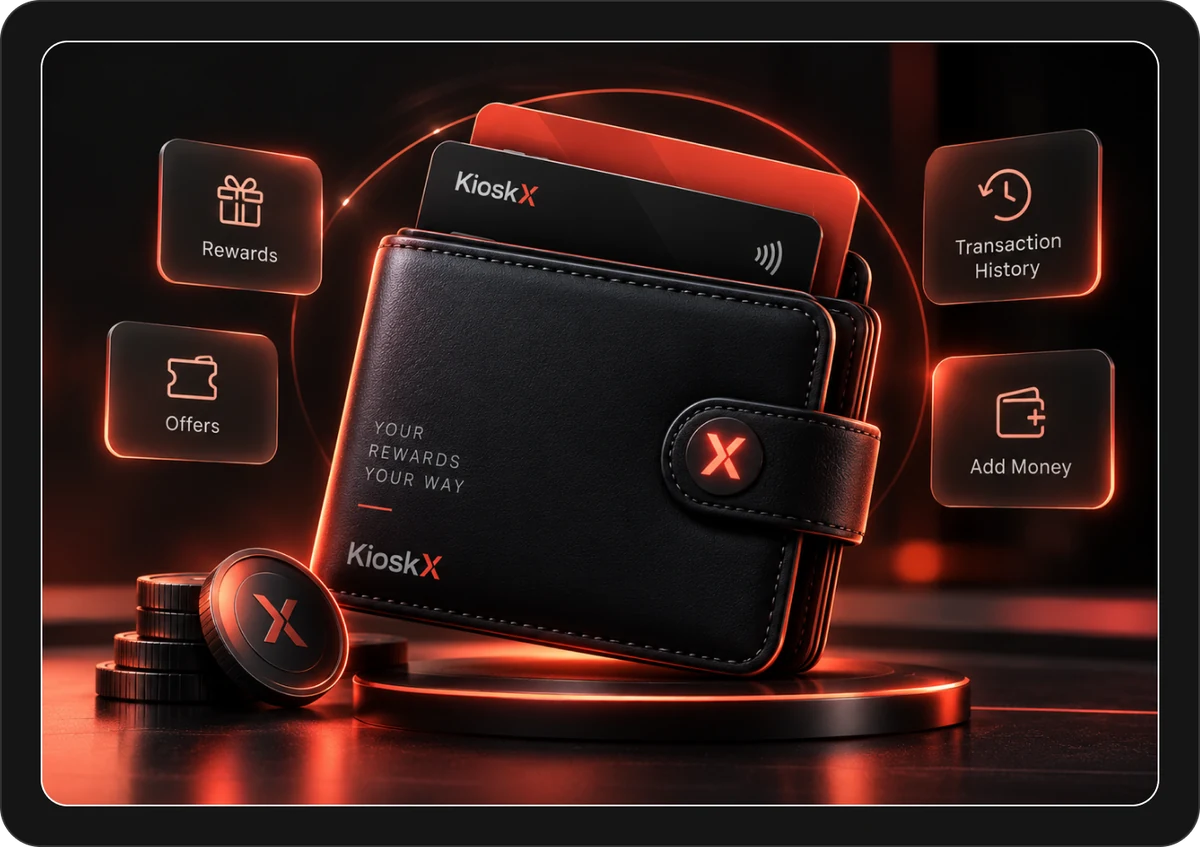 Rewards wallet render surrounded by offers, rewards and transaction tiles